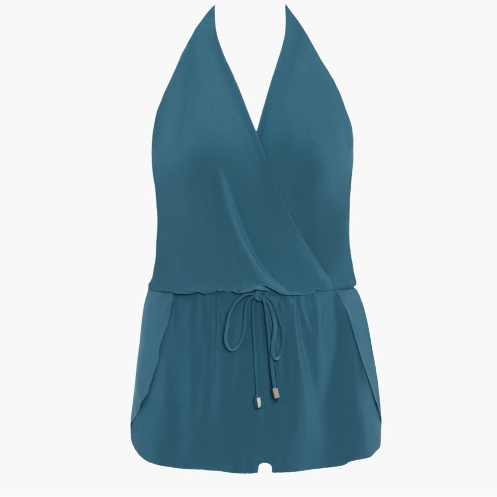 NWT Miraclesuit Romper Swimsuit - Bianca One-Piece 18W - Picture 4 of 10